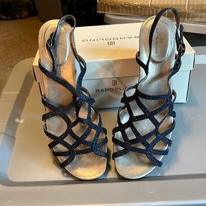 Bandolino Navy dress sandals Size 10